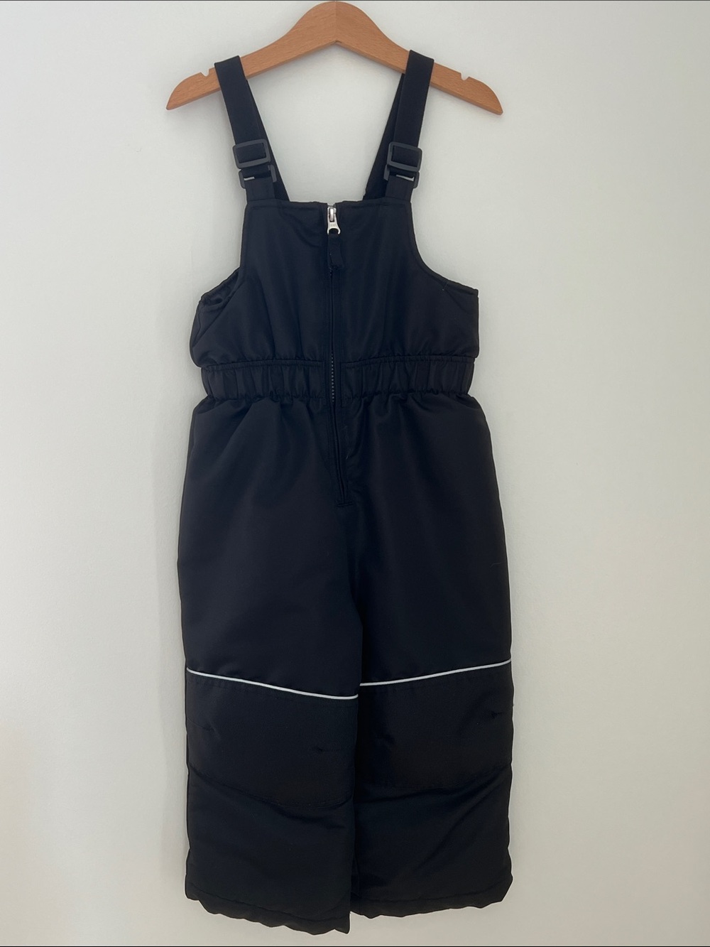 wonder nation | Black Insulated Snow Bib Ski Sledding Overalls Size 3T